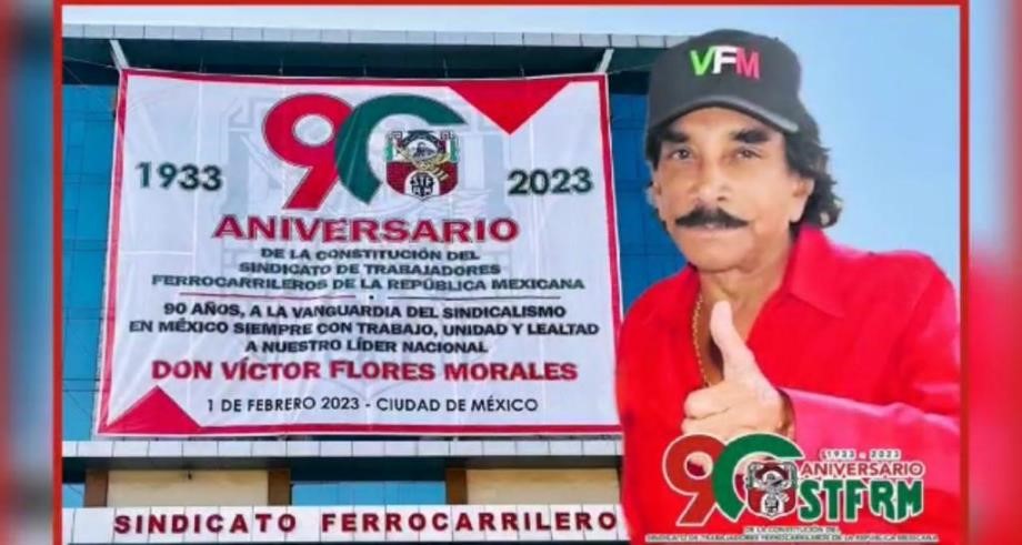 Conmemora STFRM su 90 Aniversario; Vital, el Desempeño de los Trabajadores: Víctor Flores