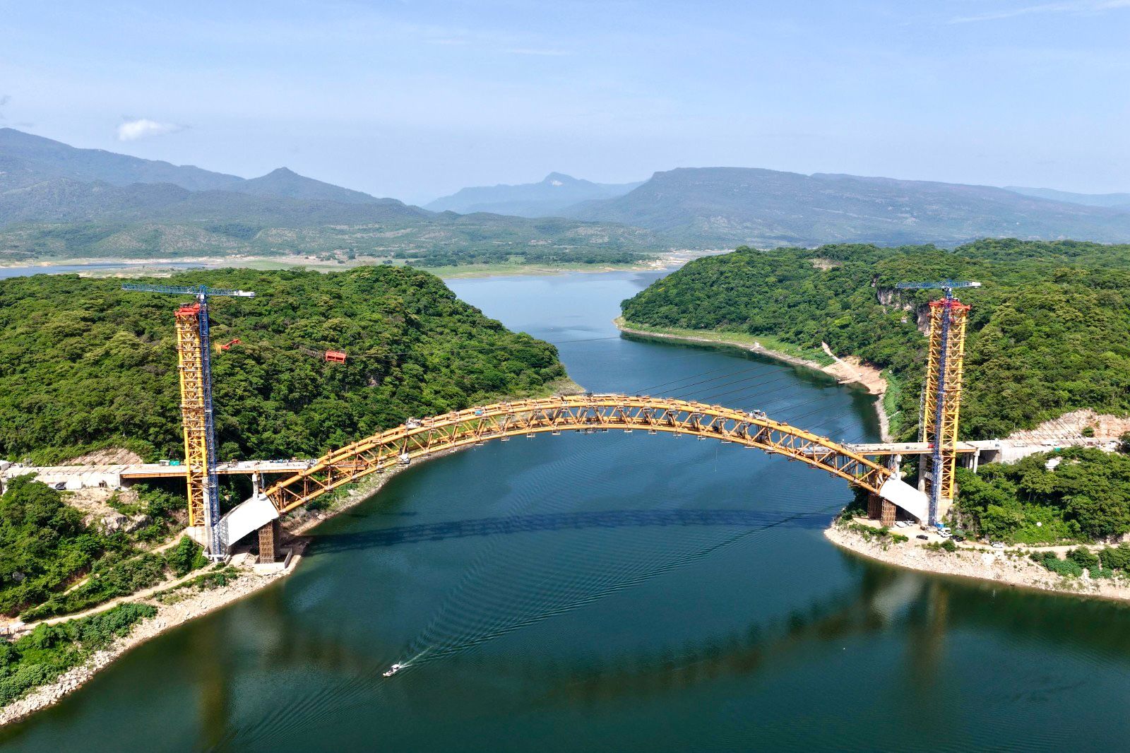 Puente Rizo de Oro, Maravilla de la Ingeniería Mexicana, Registra Avance de 91%: SICT