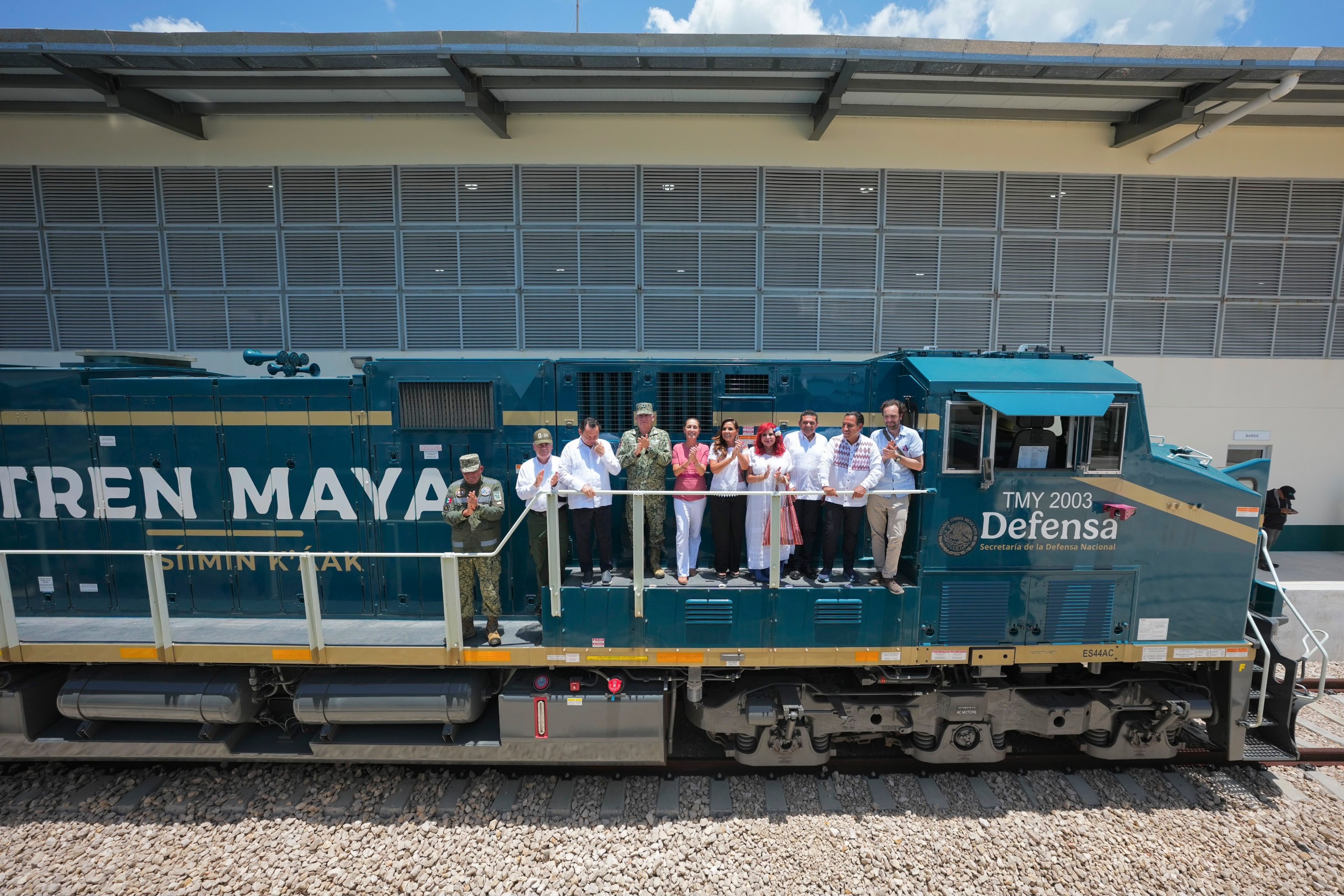 Anuncia la Presidenta CSP, Llegada de las Primeras 12 Locomotoras del Tren Maya de Carga Anuncia la Presidenta CSP, Llegada de las Primeras 12 Locomotoras del Tren Maya de Carga