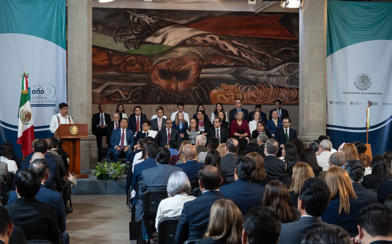El informe del Presidente del PJF, Hugo Aguilar Ortíz captó el interés público.
